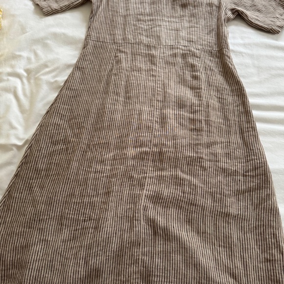 Gudrun Sjoden Lagenlook Linen Small Loose Fitting Dress - Picture 2 of 6